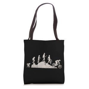 Mountain Biking Evolution Vintage Mtb Bicycle Bike Rider Tote Bag :>